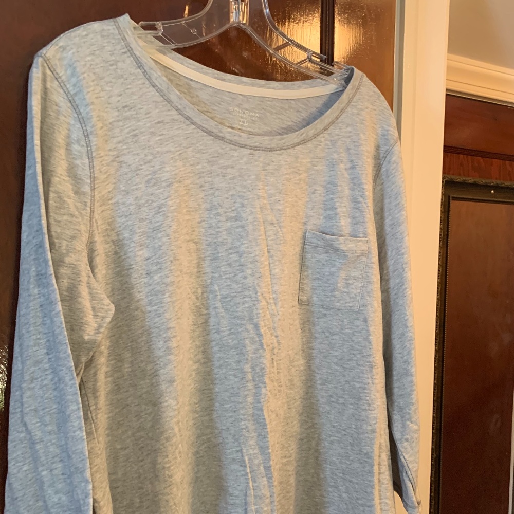 3/4 length sleeve cotton tee